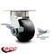 Service Caster 4 Inch Kingpinless Polyolefin Wheel Swivel Caster with Brake and Swivel Lock SCC SCC-KP30S420-POR-SLB-BSL - alternate 2